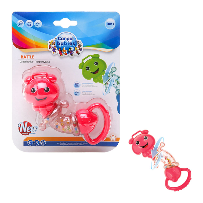 Погремушки, прорезыватели - Погремушка Canpol Червячок ассортимент (81/004)#2