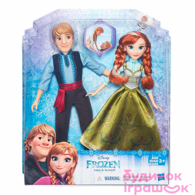 Ляльки - Ігровий набір Frozen Крістоф і Анна (B5168)#2