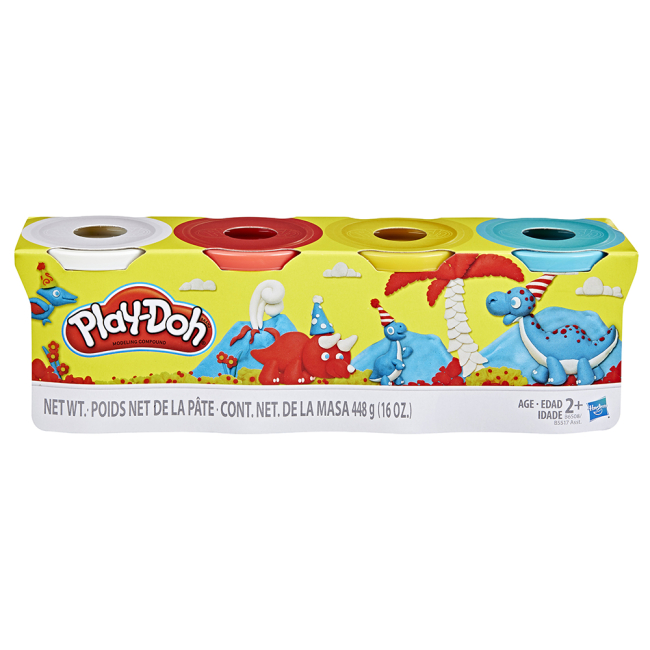 Наборы для лепки - Масса для лепки Play-Doh 4 баночки в ассортименте (B5517)#2