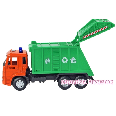 Транспорт и спецтехника - Автомодель КАМАЗ Мусоровоз Автопром в ассортименте (6512ABCD)#6