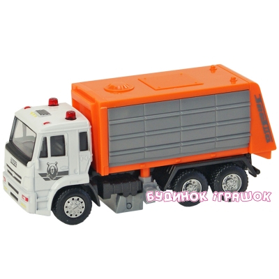 Транспорт и спецтехника - Автомодель КАМАЗ Мусоровоз Автопром в ассортименте (6515ABCD)#3