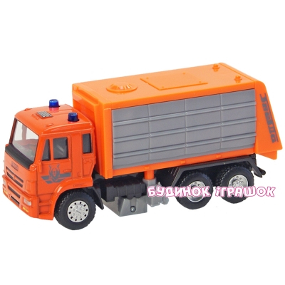 Транспорт и спецтехника - Автомодель КАМАЗ Мусоровоз Автопром в ассортименте (6515ABCD)#5