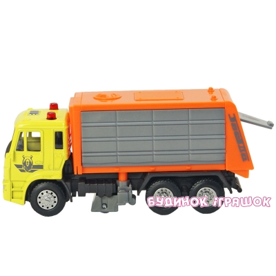 Транспорт и спецтехника - Автомодель КАМАЗ Мусоровоз Автопром в ассортименте (6515ABCD)#6