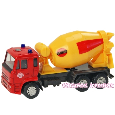 Транспорт і спецтехніка - Автомодель КАМАЗ Бетономешелка Автопром в асортименті (6516ABCD)#2