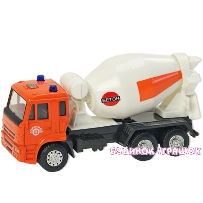Транспорт і спецтехніка - Автомодель КАМАЗ Бетономешелка Автопром в асортименті (6516ABCD)#5