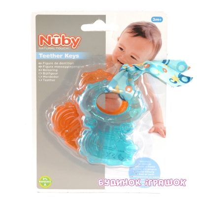 Брязкальця, прорізувачі - Прорізувач Nuby Ключики з водою в асорт (67929)#2