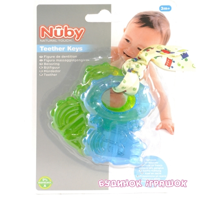 Брязкальця, прорізувачі - Прорізувач Nuby Ключики з водою в асорт (67929)#3