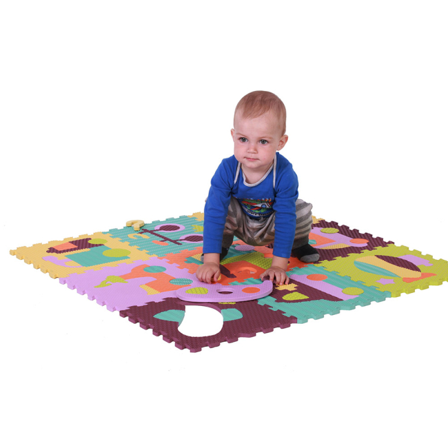 Пазлы - Детский коврик-пазл Baby Great Быстрый транспорт (5002005)#4