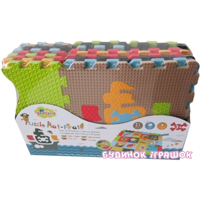 Пазлы - Детский коврик-пазл Приключения пиратов с бортиком Baby Great (5002008)#2