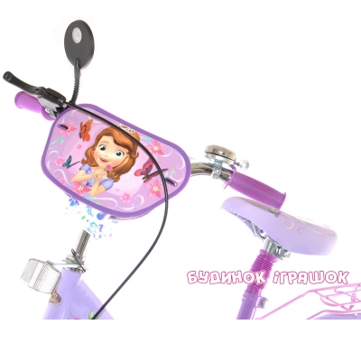 Велосипеды - Велосипед Sofia the First 16 со звонком и зеркалом (SP1601-16)#2