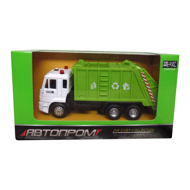 Транспорт и спецтехника - Автомодель Мусоровоз Автопром (5007)#2
