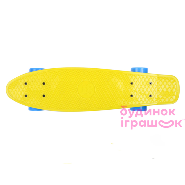 Пенніборди - Пенні борд GO Travel жовта блакитні колеса 56 cм (LS-P2206YBS)#3