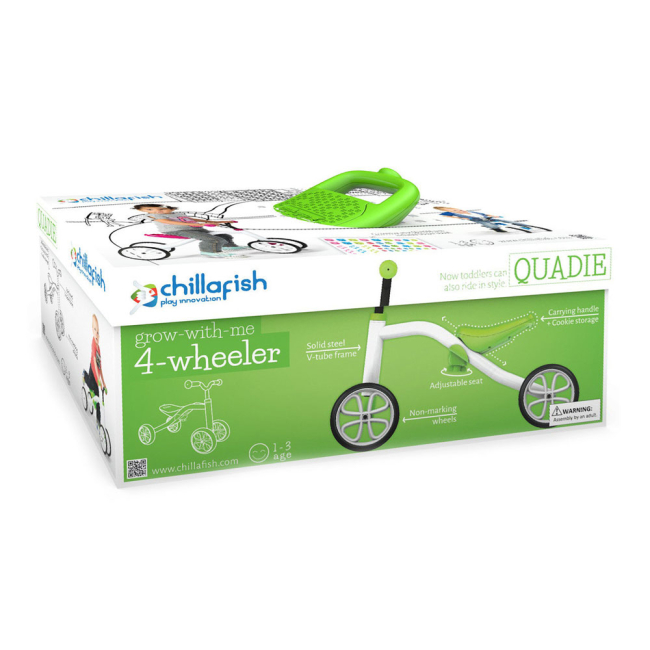 Беговелы - Беговел Chillafish Quadie зеленый (CPQD01LIM)#3