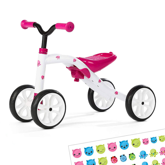 Беговелы - Беговел Chillafish Quadie розовый (CPQD01PIN)#4