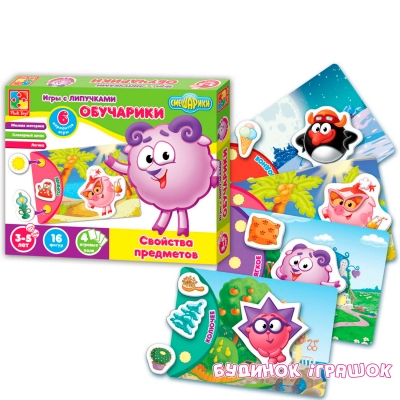 Настольные игры - Настольная игра Обучарики Свойства предметов Vladi Toys (VT2307-01)#2