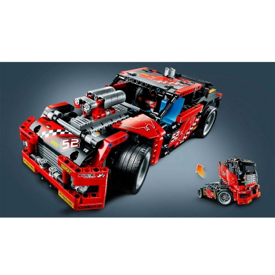 Конструктори LEGO - Конструктор Гоночний вантажівка LEGO Technic (42041)#3