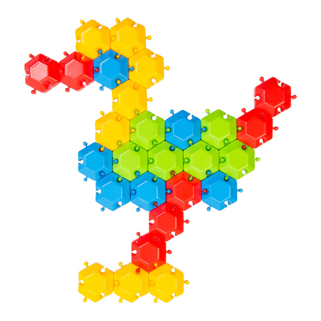 Мозаїка - Мозаїка-пазли Фантазія Tigres 32 елемента (39123)#2