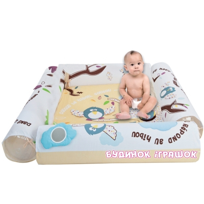 Развивающие коврики - Развивающий коврик с надувными бортами LUDI Природа (2801)#2