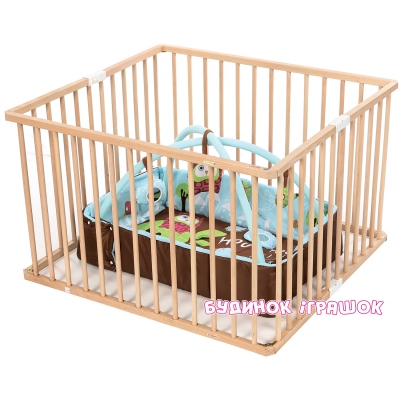 Розвивальні килимки - Килимок LUDI Сова з підйомними бортиками блакитний (2873)#3