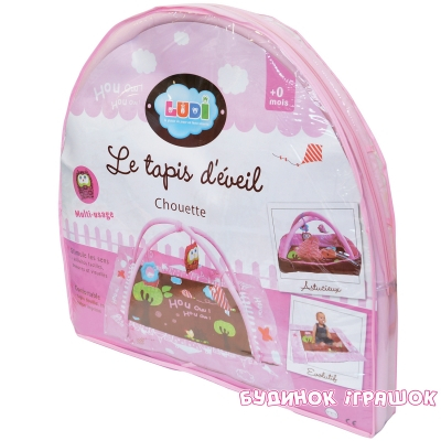 Развивающие коврики - Развивающий коврик с поднимающимися бортиками LUDI Сова (2875)#4
