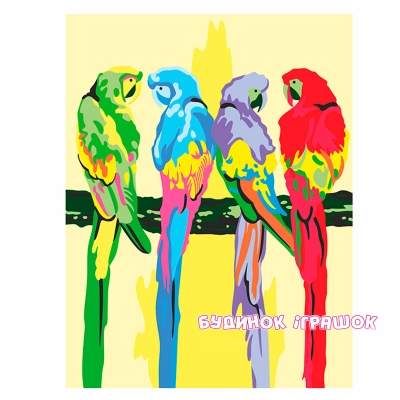 Товари для малювання - Набір для малювання Екзотичні птахи Rosa Start (N0001326)#3