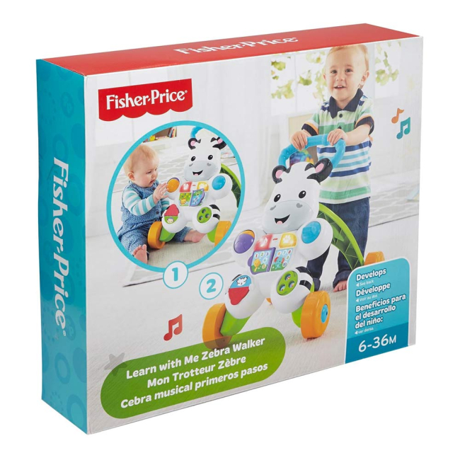 Ходунки - Интерактивные ходунки Fisher-Price Зебра (DLD80)#4