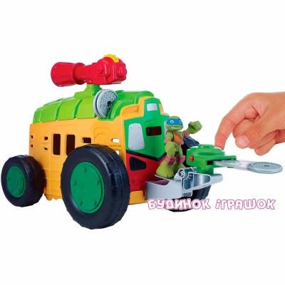 Фігурки персонажів - Ігровий набір TMNT серії Малюки Фургон з фігуркою Лео Ninja Turtles (96776)#3