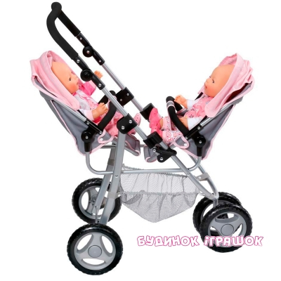Транспорт і улюбленці - Коляска для ляльки BABY BORN ТАНДЕМ (820940)#3