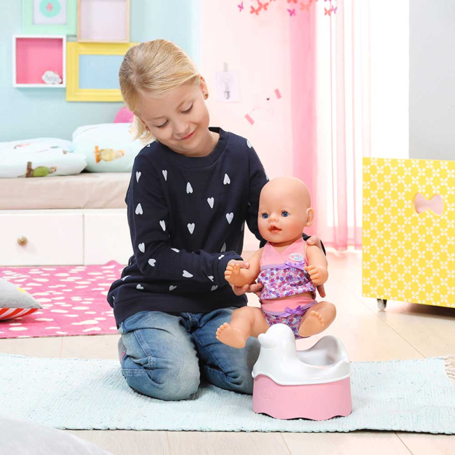 Одежда и аксессуары - Интерактивный горшочек Baby Born Уточка со звуком (822531)#4