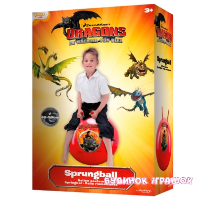 Спортивні активні ігри - М'яч-стрибун John Як приручити дракона (6003013)#2