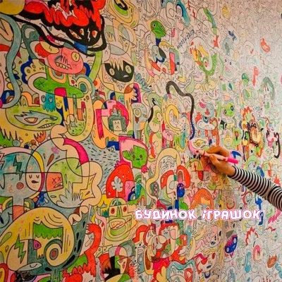 Товари для малювання - Шпалери - розмальовки Pasportu Веселі коти 60х100см (2719110)#4