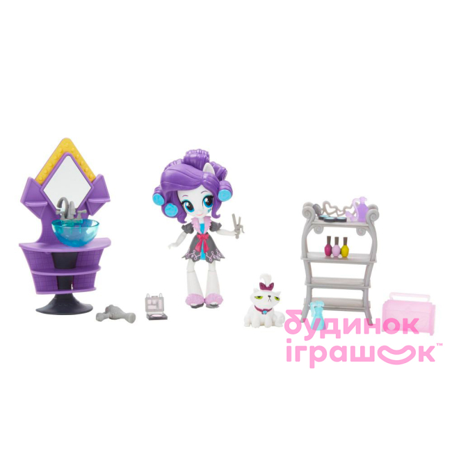 Фигурки персонажей - Набор игрушек My Little Pony EG Minis Пижамная вечеринка Рарити (B4910/B6039)#3