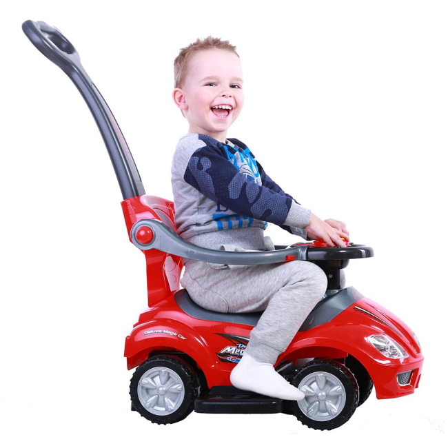 Толокари - Толокар OCIE Magic Car з ручкою 3 в 1 червоний (2003134)#2