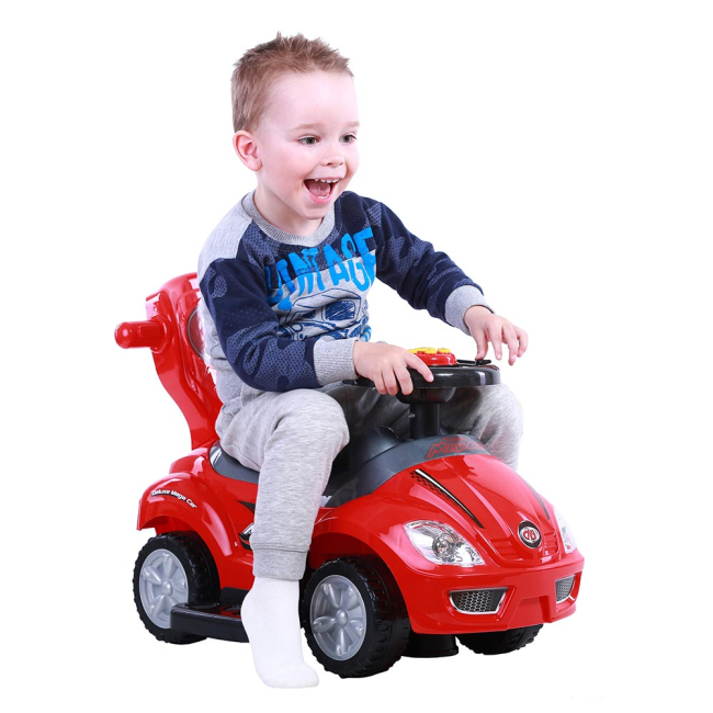 Толокари - Толокар OCIE Magic Car з ручкою 3 в 1 червоний (2003134)#4
