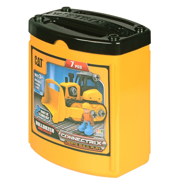 Транспорт и спецтехника - Игрушка-конструктор Бульдозер CAT серии Machine Maker (80902)#2
