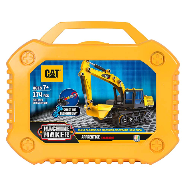 Конструктори з унікальними деталями - Конструктор Екскаватор Machine Maker серії CAT (80932)#2