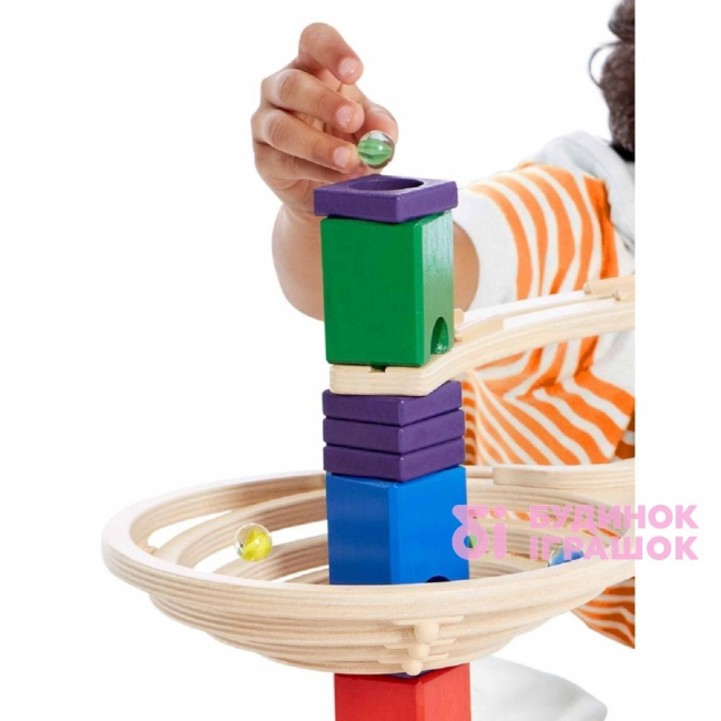 Конструктори з унікальними деталями - Конструктор-лабіринт Hape Карусель (E6005)#3