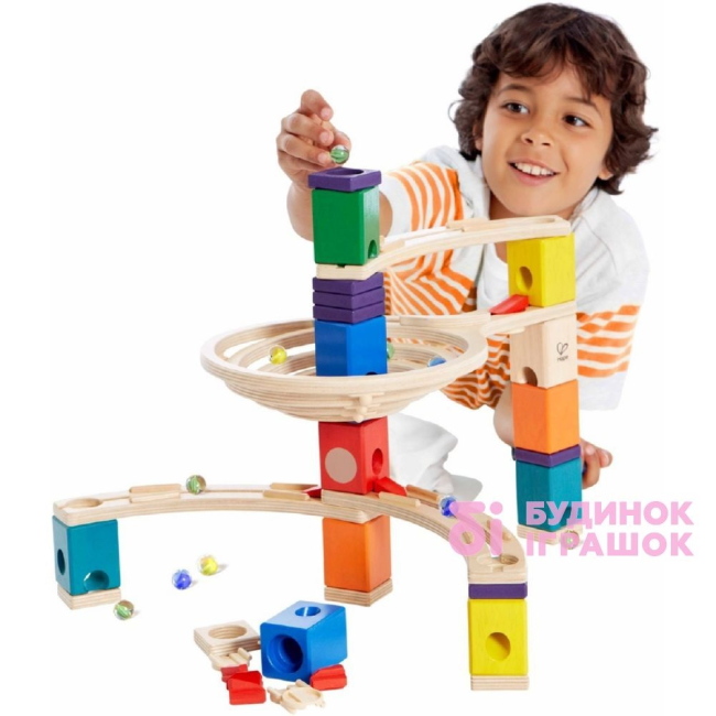 Конструктори з унікальними деталями - Конструктор-лабіринт Hape Карусель (E6005)#4