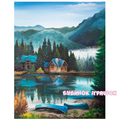 Товары для рисования - Рисование по номерам серии Talent Дом в горах Rosa (N0000710)#3