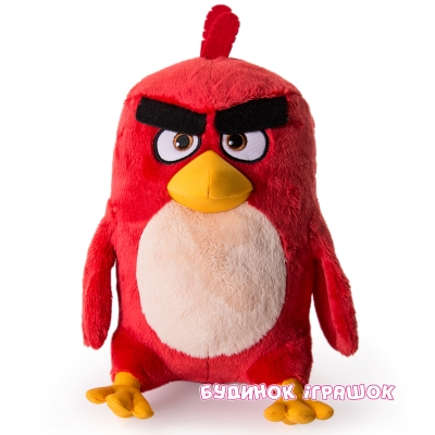 Персонажі мультфільмів - М’яка іграшка Spin Master Angry Birds Ред зі звуковими ефектами (SM90511)#2