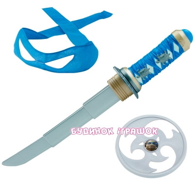 Холодное и метательное оружие - Игровой набор Cекретная катана Леонардо с банданой Ninja Turtles TMNT (88801)#5