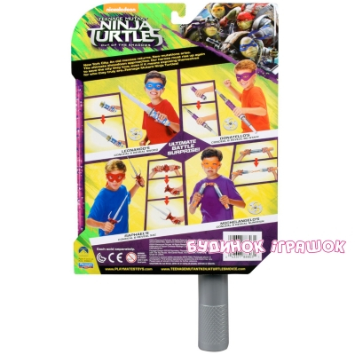 Холодна й метальна зброя - Ігровий набір Cекретние нунчаки Мікеланджело з банданою Ninja Turtles TMNT (88803)#2