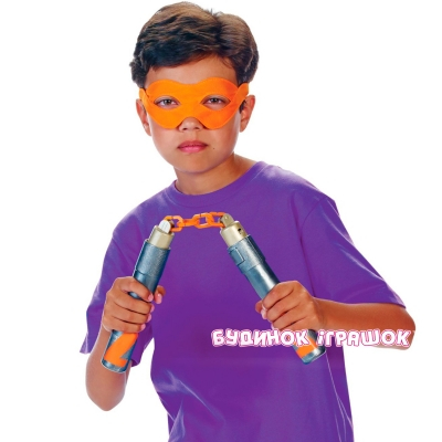 Холодна й метальна зброя - Ігровий набір Cекретние нунчаки Мікеланджело з банданою Ninja Turtles TMNT (88803)#5