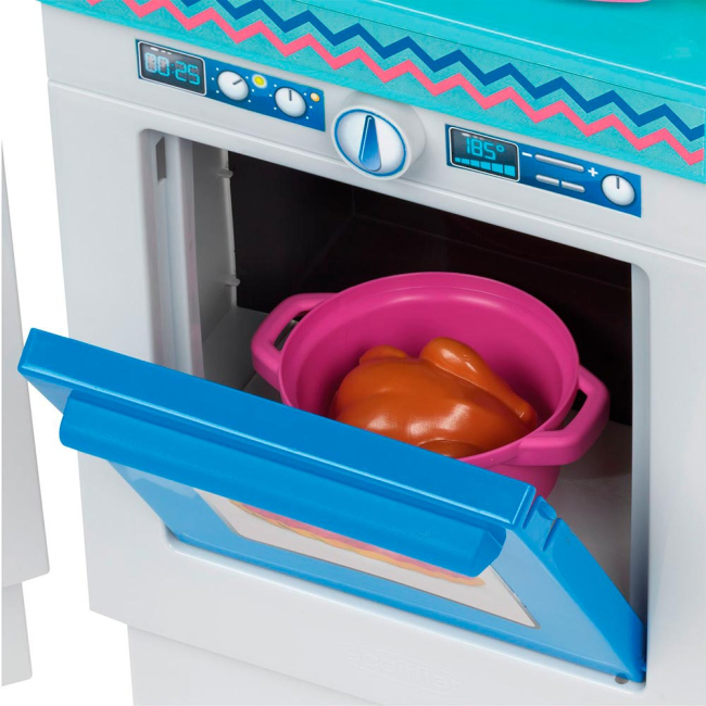 Дитячі кухні та побутова техніка - Кухня Ecoiffier French Cuisine що розкладується 2 секції 21 аксесуарів (1621) (001621)#3