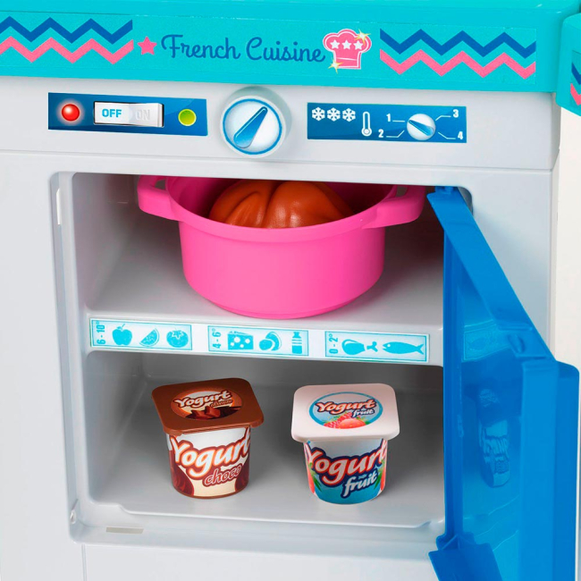 Дитячі кухні та побутова техніка - Кухня Ecoiffier French Cuisine що розкладається 3 секції 25 аксесуарів(1622) (001622)#3