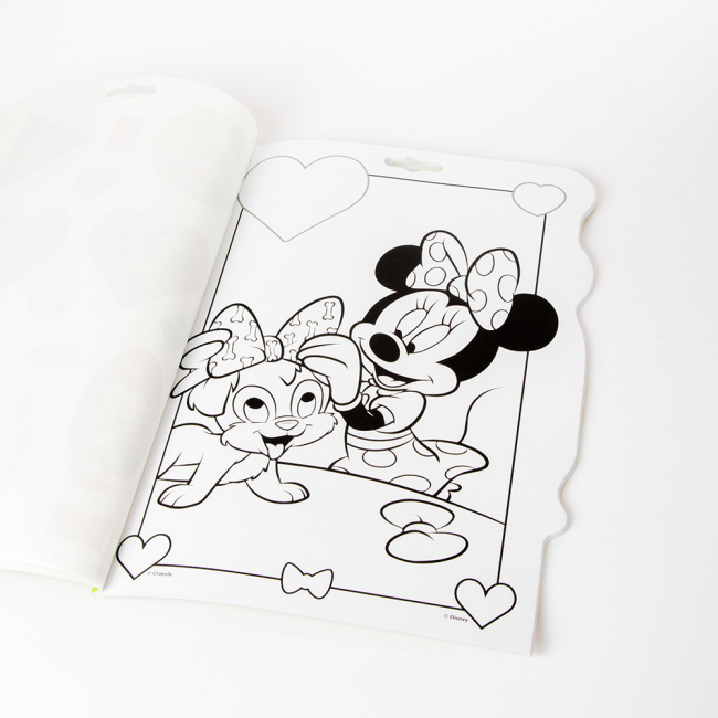Товары для рисования - Набор для творчества Crayola Раскраска с наклейками Мини Маус (81-1372)#4