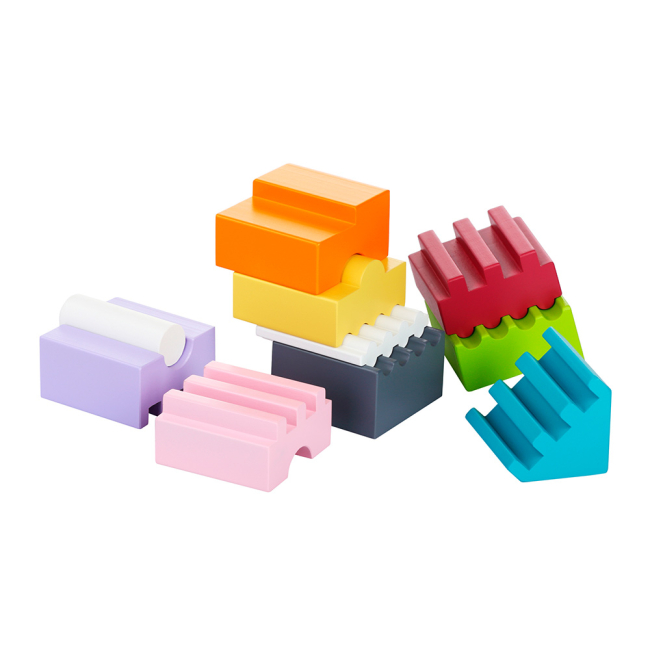 Розвивальні іграшки - Конструктор дерев яний Cubika Пірамідка LD-1 (11308)#2