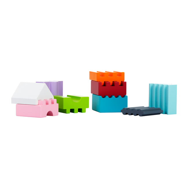 Развивающие игрушки - Деревянный конструктор Cubika Пирамидка LD-2 (11315)#2