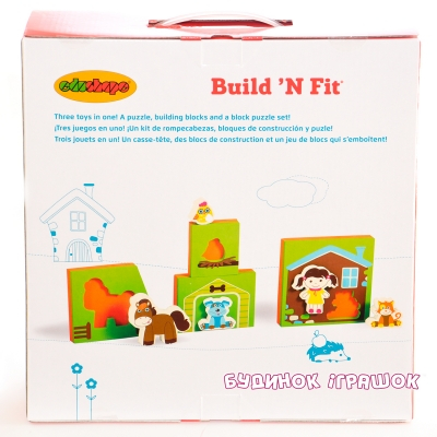 Развивающие игрушки - Игрушка-пазл Edushape Строй и примеряй (715089)#2