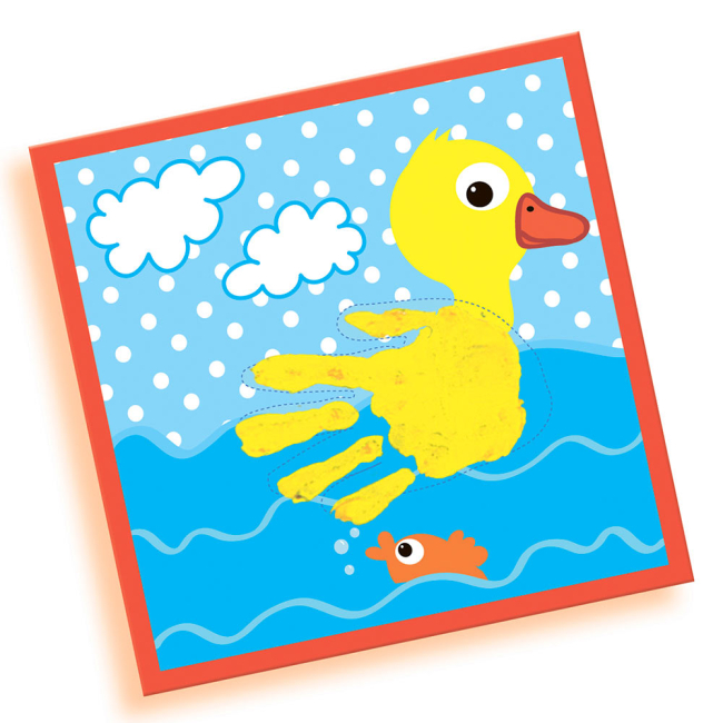 Канцтовари - Набір для творчості Пальчикові фарби Відбиток SES (14419S)#3